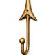 Handcrafted Metal Arrow Design Wall Hook Utility Decor